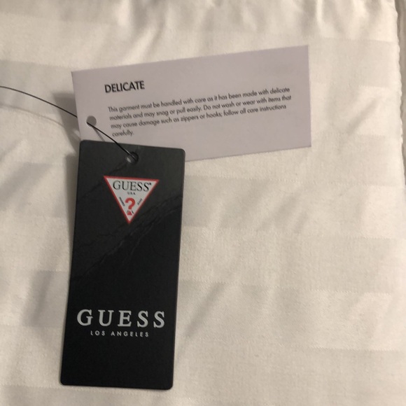 Guess off the shoulder crop top for sale! 💙🖤💙🖤 - Picture 8 of 11